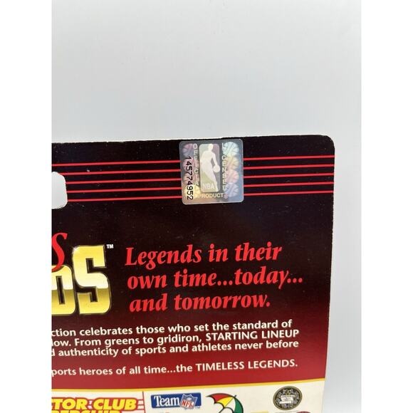 STARTING LINEUP FIGURE TIMELESS LEGENDS WILT CHAMBERLAIN 1996 SEALED - Picture 5 of 7